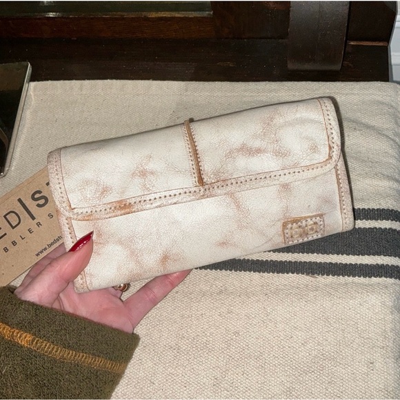 NWT Bed Stu Leather Canton Wallet Clutch Nectar Lux MSRP $169 - Picture 6 of 15